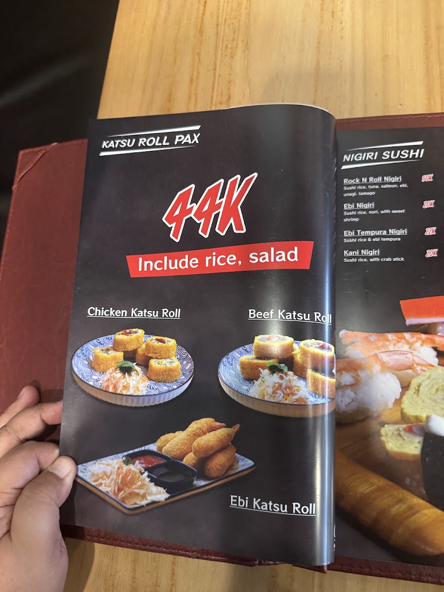 Menu Sushi & Coffee Rock N Roll-1